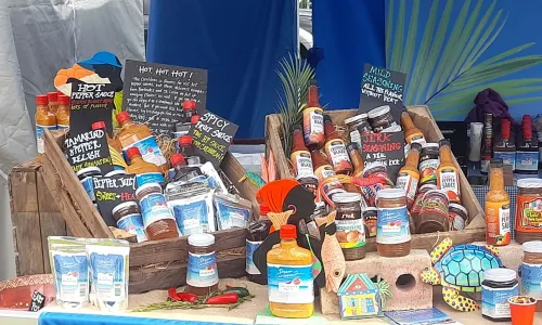 A rtange of products from our Caribbean Store