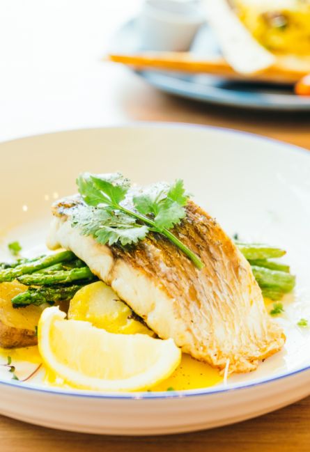 Mango Jam Baked Glazed Salmon